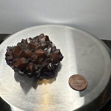 HEMATITE coated AMETHYST Crystal Cluster from Thunder Bay, Ontario, Canada 🇨🇦  picture