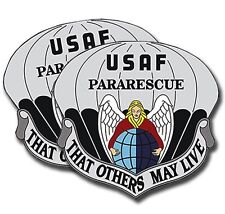 Pararescue Control Sticker USAF  Military Dye Cut Decal 5inch tall 2 Pack picture