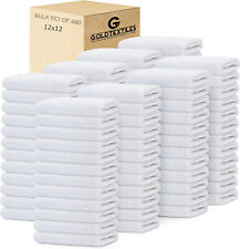 Washcloth 12x12 Towels Set Cotton Blend Bulk Pack of 12,24,48,60,120,480,600 picture