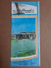 Vintage travel brochure DRIFTWOOD MOTEL Cedar Island, North Carolina picture