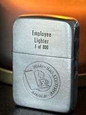 RARE 1 of 800 Zippo 70th Anniversary Sterling Silver Employee Lighter picture