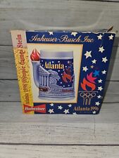 Budweiser Atlanta 1996 Olympic Games Stein by Ceramarte w/ COA and Original Box picture