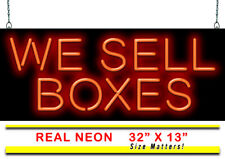 We Sell Boxes Neon Sign | Jantec | 32