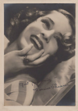 HOLLYWOOD NORMA SHEARER SIGNED? STUNNING PORTRAIT 1930s VINTAGE FAN Photo C27 picture