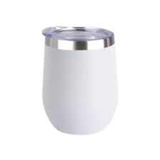 12oz Wine Tumbler Sip Lid Double Wall Stainless Steel Insulated wine glass  picture