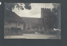Post Card Ca 1909 Hawkhurst England Antique Photoview The Parish Church Scarce picture