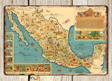 1930s map of Mexico Mapa Ilustrado de la Republica Mexicana Publicado Por picture