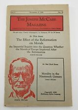 Vintage The Joseph McCabe Magazine Volume 1 No.10 November 15 1930 Magazine  picture