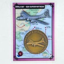 2021 HA Enola Gay B29 Superfortress Challenge Coin 1945 End of WWII Magenta /50 picture