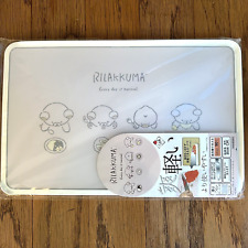 San-X Japan Rilakkuma Cutting Board 2 Sided 13x8 Dishwasher Safe NEW picture