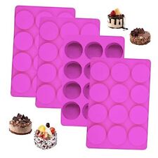 Oreo Mold Silicone, 4 PCS Silicone Mold Oreo Cookie Chocolate 12-Cavity Rose picture