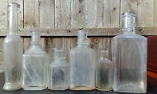 Estate Lot Of Old Apothecary Quack Medicine Bottles Weyth Colgate Poison Bottle picture