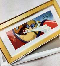 Vintage Studio Ghibli Porco Rosso Postcard Animage Framed Goods. Savoia Inspecti picture