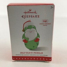 Hallmark Keepsake Christmas Ornament Jolly Old St Pickolas Pickle Santa New 2015 picture
