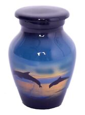 Cremation Keepsaske Urns for Ashes Adult Classic Dolphin Urns for Human Ashes picture