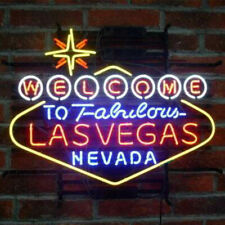 New Welcome to Fabulous Las Vegas Nevada Neon Light Sign 24
