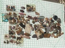 295 item large mixed lot of gemstones. Cabochon, slates, rough, tumbled and more picture
