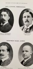 Notable Cincinnati Men of 1903 Photos HATS  Burkhardt Gofton Gooder Fries D8 picture