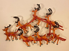 Rudolph Reindeer Team Lot of 7 Figures NO SANTA or SLEIGH 2004 Memory Lane picture