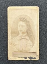 Antique CDV photo - Southern Belle - Jackson, Tennessee identified picture