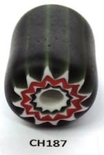 XXL Green Watermelon African Trade Bead  Howard Collection CH187   Bg 62 picture