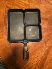 Vintage Griswold #666 Colonial Breakfast Skillet Cast Iron Pan Large Logo picture