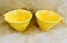 Pait of Daffodil Tea Cups, Porcelain, New picture