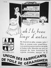 ADVERTISING CANVAS BY GÉRARDMER VOSGES AH LE BEAU LINGE D'ANTAN picture
