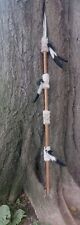 **AWESOME  VINTAGE NATIVE AMERICAN  SPEAR 71 IN. HANDMADE  QUALITY  VERY NICE* picture