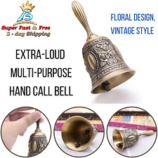 Front Desk Bell Victorian Ornament Brass Service Bell Antique Counter Hand Bells picture