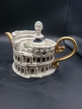 Rare Fitz & Floyd Colosseum Rome Italy Limited Edition 1328/5000 Large Teapot picture