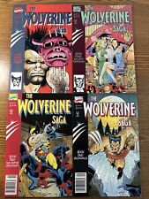The Wolverine Saga #1 2 3 4 Complete Run Set Lot X-Men Avengers Logan Marvel picture