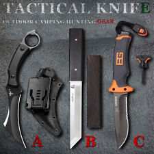 Tactical Hunting Knife Military Emergenc Survival Knife Outdoor Camp Fixed Blade picture