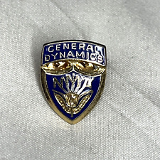 General Dynamics NMA Pin Vintage Aerospace Defense Contractor Badge picture