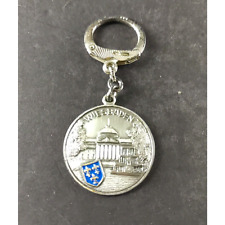 Wiesbaden Germany Metal Keychain Light Weight Vintage picture