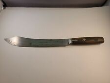 Antique Goodell  Royal Slicer 1800's pewter inlaid acorn star slicer knife picture