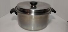 VTG Duncan Hines 3 Ply 18-8 Stainless Steel Stock Pot USA Made Regal Ware 10.5