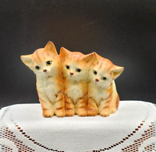 Vintage Napcoware Three Kittens Planter #C 7200 Ceramic Japan picture