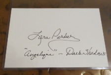 Lara Parker as Angelique in Dark Shadows TV series signed autographed index card picture