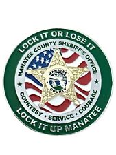 Manatee County Sheriffs Office (Florida) Crime Prevention Unit Challenge Coin US picture