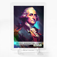 GEORGE WASHINGTON Art Card 2023 GleeBeeCo Holo Figures #GW1A - Wonderful picture