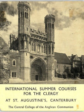 1956 ST. AUGUSTINE'S CANTERBURY INTERNATIONAL SUMMER COURSES FOR THE CLERGY Z807 picture