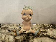 Vintage Freeman McFarlin Baby w Roller Skates Figurine w Diapers picture