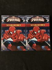 LOT OF 2 BOXES- Valentines Day Cards 32 Marvel Ultimate Spider-Man. Spiderman picture