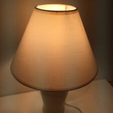 Night Stand Porcelain Small Lamp 15” Paper Shade  picture
