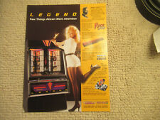 original ad ROCK-OLA JUKEBOX  legend few  things  Denise Canby  FLYER     picture
