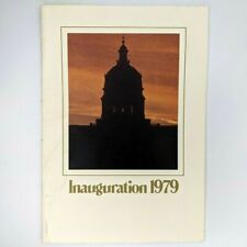 1979 State of Iowa Inauguration Inaugural Program Terry Branstad Governor Vtg 3N picture
