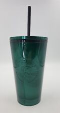 Starbucks 2022 Emerald Green Marble Swirl 16 oz Grande Tumbler Cold Cup Plastic picture