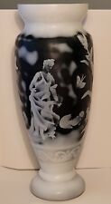 Antique Cameo Glass Vase Leda And The Swan John Northwood Rare Collectible  picture