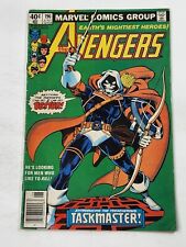 Avengers 196 NEWSSTAND 1st Full App Taskmaster George Perez Art Bronze Age 1980 picture